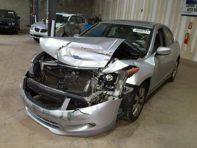 1HGCP36828A074552 - 2008 HONDA ACCORD EXL SILVER photo 2