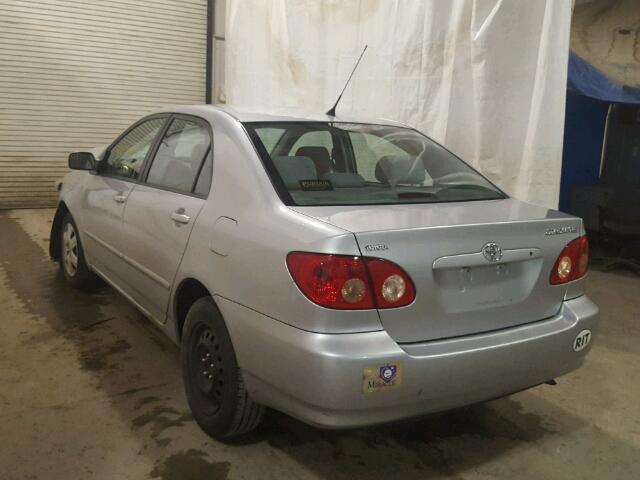 2T1BR32E06C692204 - 2006 TOYOTA COROLLA CE SILVER photo 3