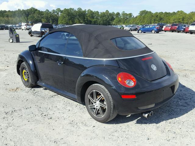 3VWRF31Y67M400581 - 2007 VOLKSWAGEN NEW BEETLE BLACK photo 3