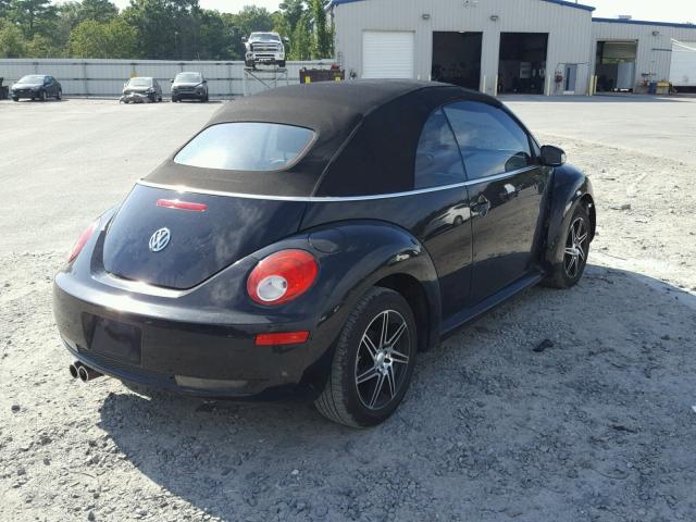 3VWRF31Y67M400581 - 2007 VOLKSWAGEN NEW BEETLE 黑色 照片 4