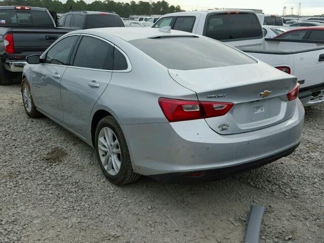 1G1ZE5ST5HF135702 - 2017 CHEVROLET MALIBU LT SILVER photo 3