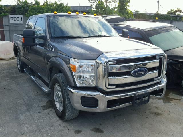 1FT7W2A67DEA65898 - 2013 FORD F250 SUPER GRAY photo 1