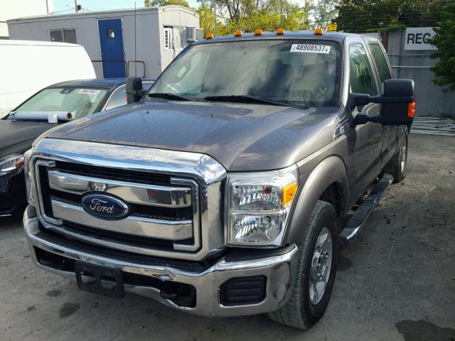 1FT7W2A67DEA65898 - 2013 FORD F250 SUPER GRAY photo 2