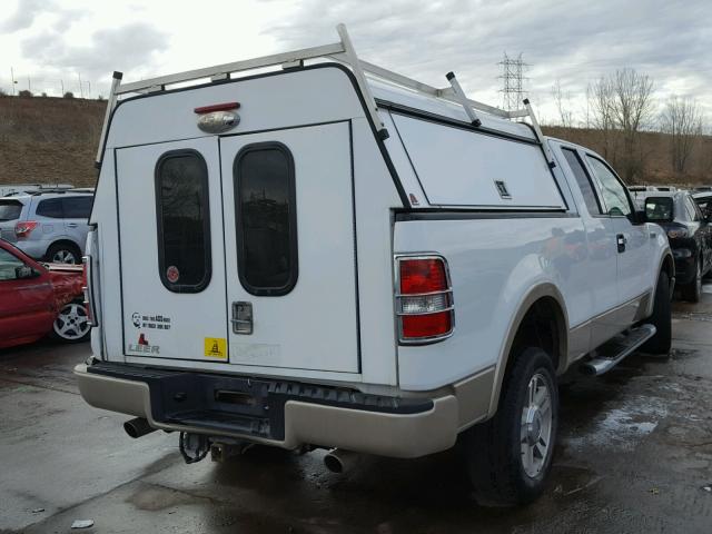 1FTPX12V37FB84429 - 2007 FORD F150 WHITE photo 4