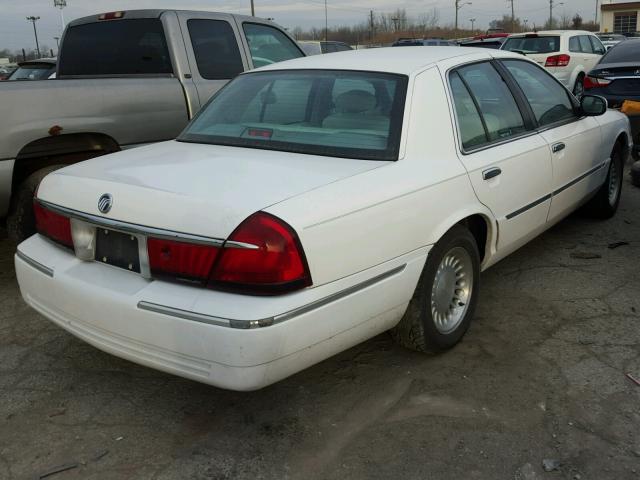 2MEFM75WXWX645428 - 1998 MERCURY GRAND MARQ WHITE photo 4