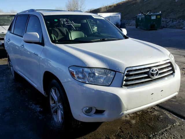 JTEDK3EH8A2160088 - 2010 TOYOTA HIGHLANDER WHITE photo 1