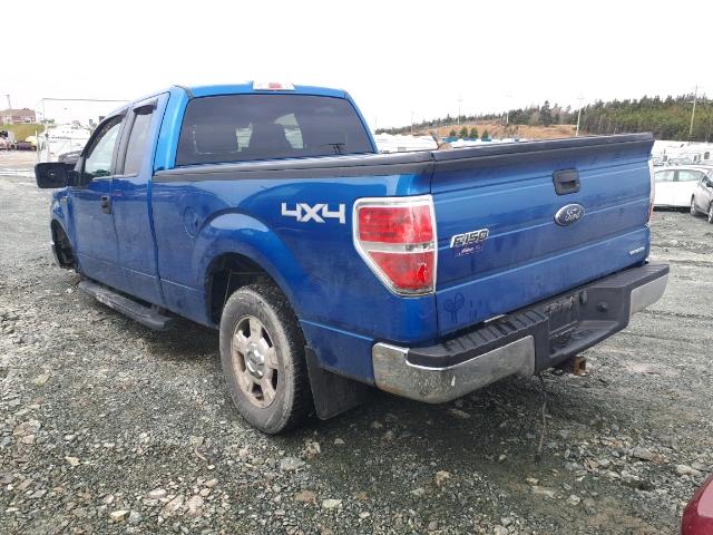 1FTFX1EF8DKD85455 - 2013 FORD F150 SUPER BLUE photo 3