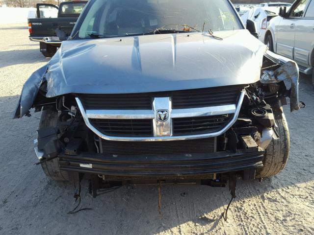 3D4GG47B79T570315 - 2009 DODGE JOURNEY SE GRAY photo 7