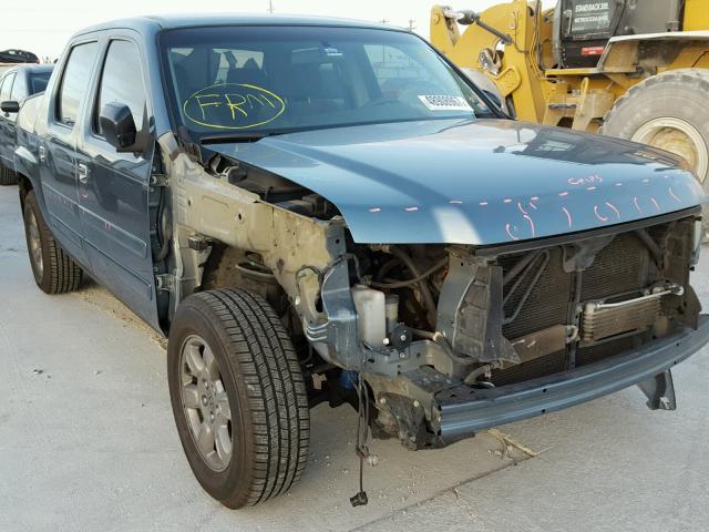 2HJYK16328H510633 - 2008 HONDA RIDGELINE BLUE photo 1