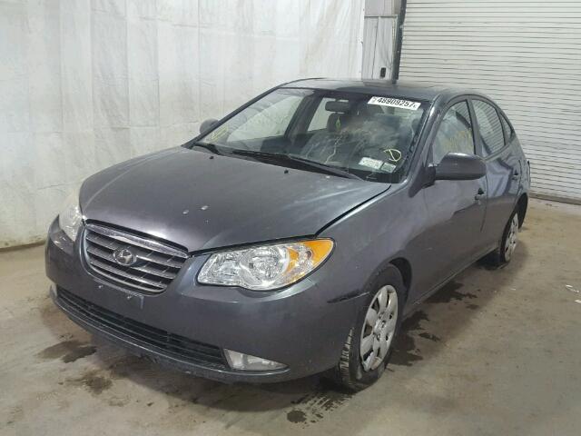 KMHDU46D07U166993 - 2007 HYUNDAI ELANTRA GL GRAY photo 2