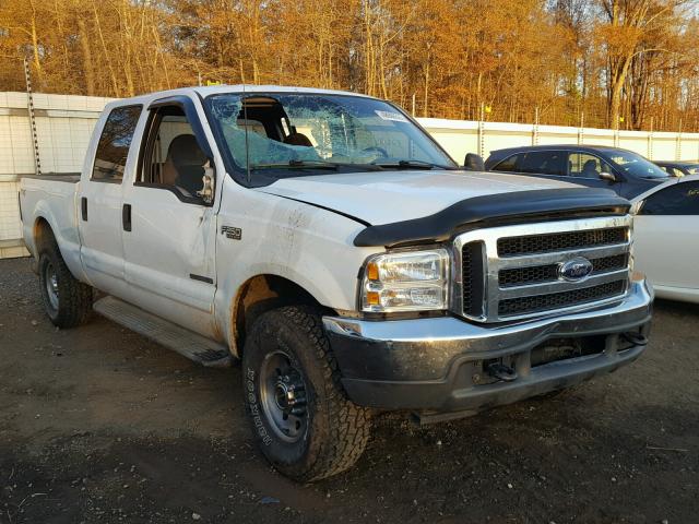 1FTNW21F51EB08394 - 2001 FORD F250 SUPER WHITE photo 1