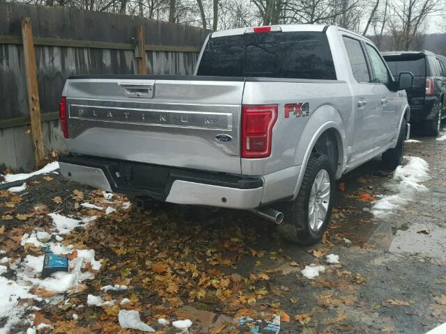 1FTEW1EG6HFB76348 - 2017 FORD F150 SUPER GRAY photo 4