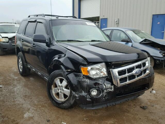 1FMCU0D73AKC63223 - 2010 FORD ESCAPE XLT BLACK photo 1