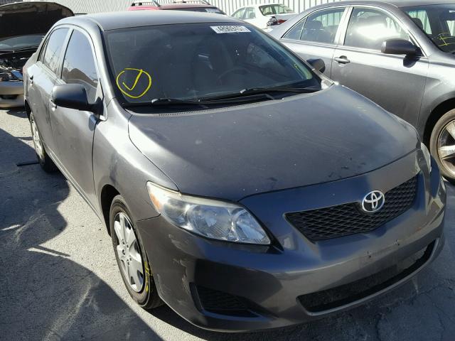 1NXBU4EE9AZ353741 - 2010 TOYOTA COROLLA BA GRAY photo 1