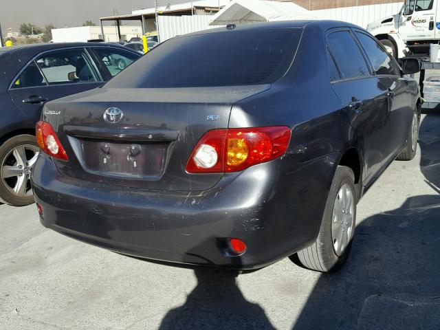 1NXBU4EE9AZ353741 - 2010 TOYOTA COROLLA BA GRAY photo 4