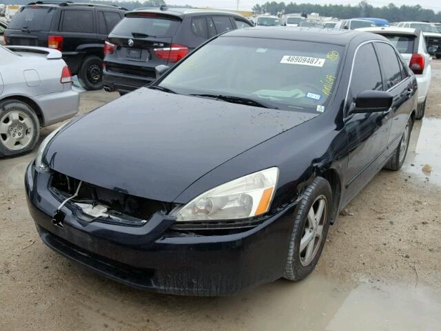 1HGCM56875A059805 - 2005 HONDA ACCORD EX BLACK photo 2