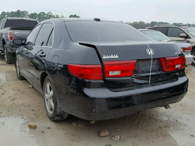 1HGCM56875A059805 - 2005 HONDA ACCORD EX BLACK photo 3