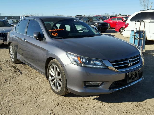 1HGCR2F56DA026654 - 2013 HONDA ACCORD SPO GRAY photo 1