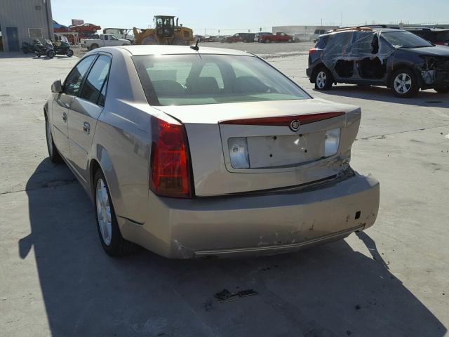 1G6DP567250159434 - 2005 CADILLAC CTS HI FEA GOLD photo 3