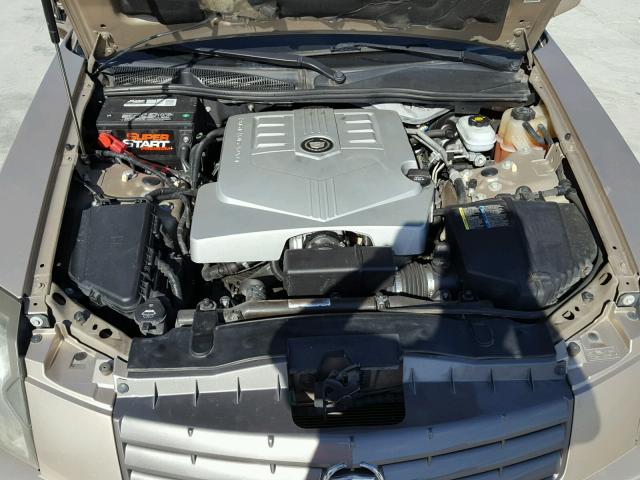 1G6DP567250159434 - 2005 CADILLAC CTS HI FEA GOLD photo 7