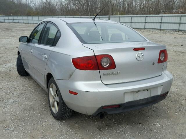 JM1BK12FX61449456 - 2006 MAZDA 3 I GRAY photo 3