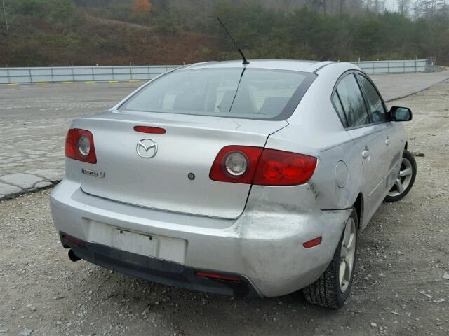 JM1BK12FX61449456 - 2006 MAZDA 3 I GRAY photo 4