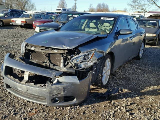 1N4AA51E09C813557 - 2009 NISSAN MAXIMA S GRAY photo 2