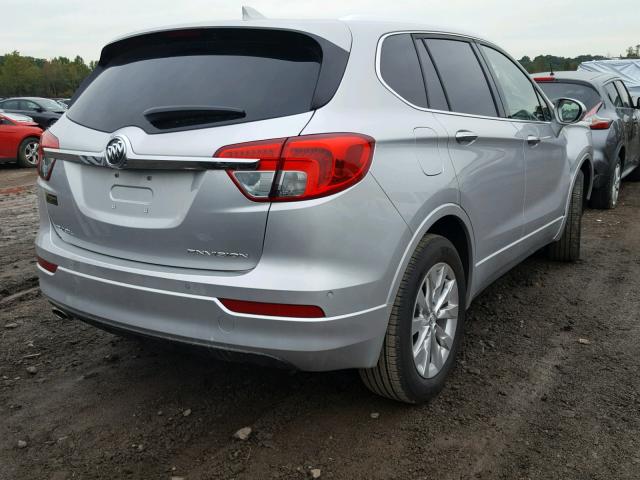 LRBFX1SA2JD018106 - 2018 BUICK ENVISION E SILVER photo 4