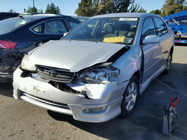 1NXBR30E56Z615068 - 2006 TOYOTA COROLLA CE SILVER photo 2