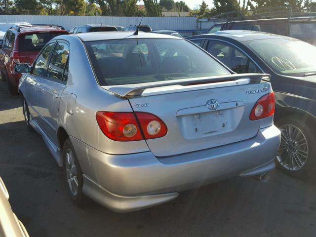 1NXBR30E56Z615068 - 2006 TOYOTA COROLLA CE SILVER photo 3