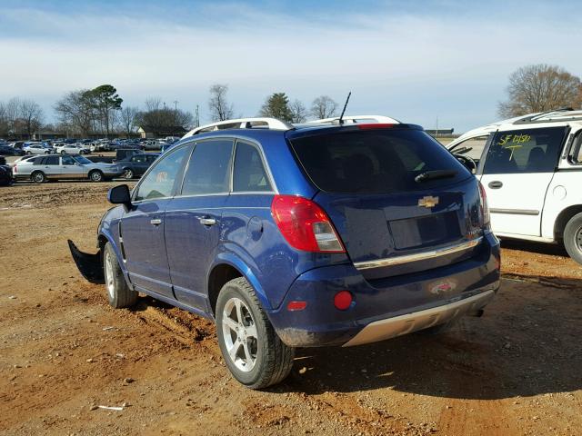 3GNAL3EK7DS595412 - 2013 CHEVROLET CAPTIVA LT BLUE photo 3