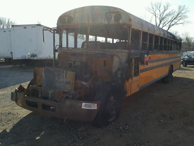 1BAKGCKA38F251755 - 2008 BLUE BIRD SCHOOL BUS YELLOW photo 2