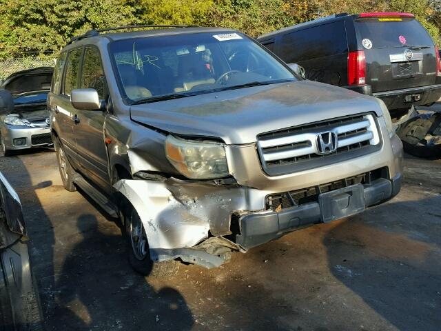 5FNYF28666B005297 - 2006 HONDA PILOT EX TAN photo 1