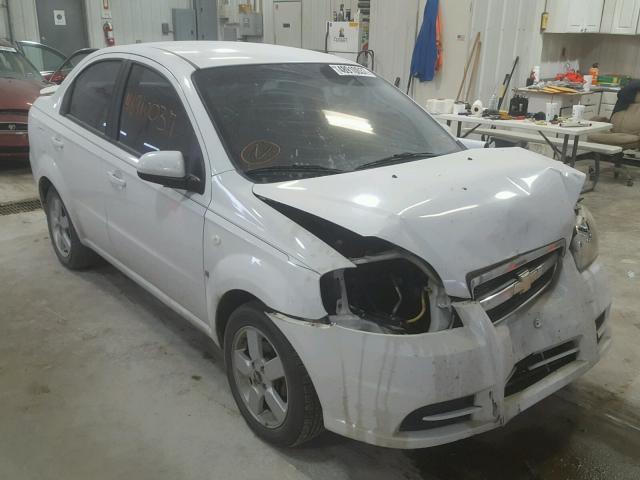 KL1TD56668B041993 - 2008 CHEVROLET AVEO BASE WHITE photo 1