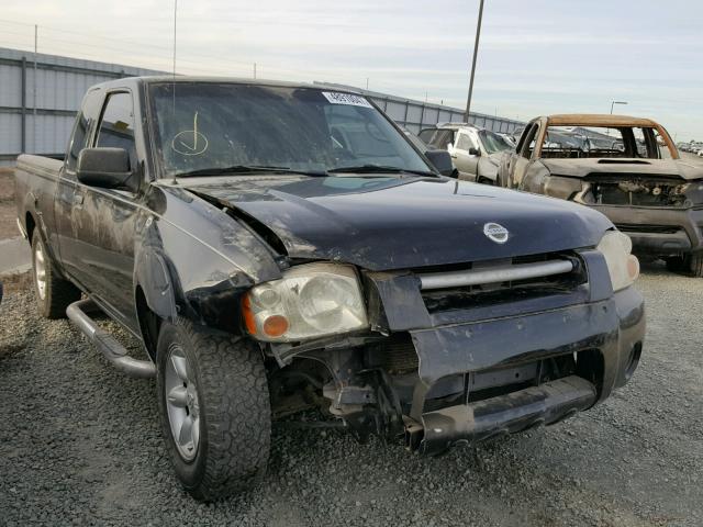 1N6DD26T24C439768 - 2004 NISSAN FRONTIER K BLACK photo 1