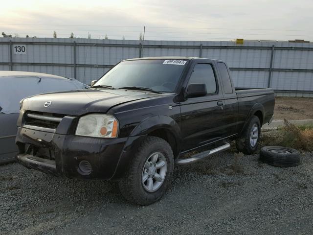 1N6DD26T24C439768 - 2004 NISSAN FRONTIER K BLACK photo 2