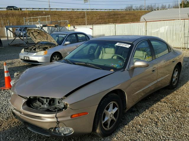 1G3GR64H814117374 - 2001 OLDSMOBILE AURORA BEIGE photo 2