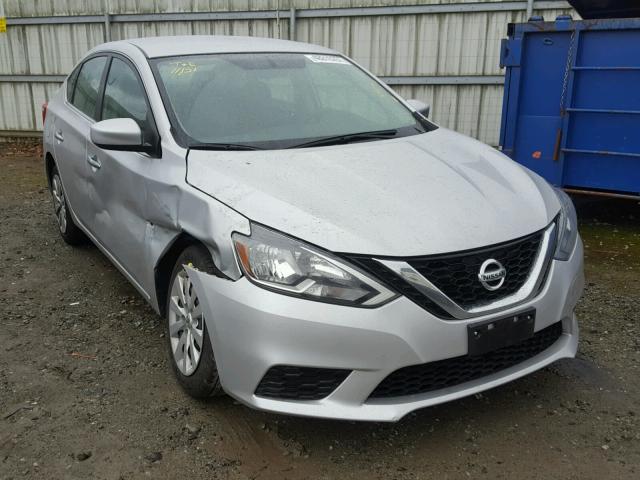 3N1AB7AP8HY355750 - 2017 NISSAN SENTRA S GRAY photo 1