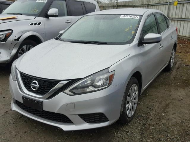 3N1AB7AP8HY355750 - 2017 NISSAN SENTRA S GRAY photo 2