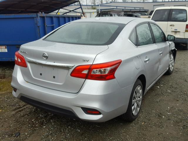 3N1AB7AP8HY355750 - 2017 NISSAN SENTRA S GRAY photo 4