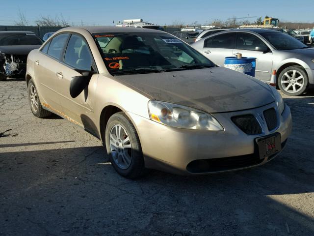 1G2ZG558164119826 - 2006 PONTIAC G6 SE1 BEIGE photo 1