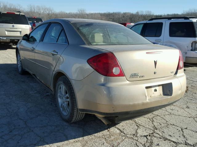 1G2ZG558164119826 - 2006 PONTIAC G6 SE1 BEIGE photo 3