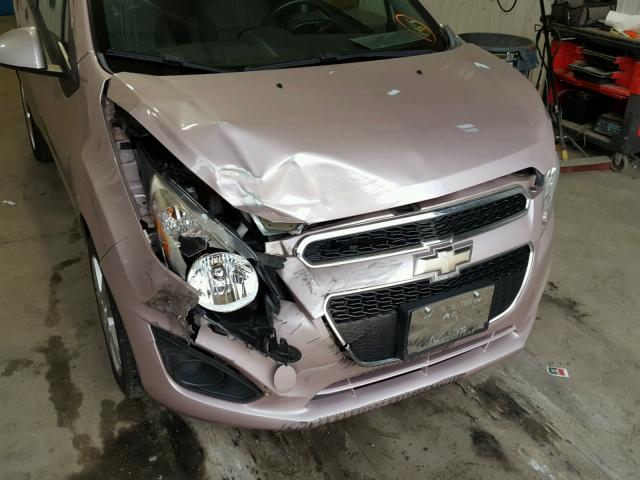 KL8CD6S91DC505204 - 2013 CHEVROLET SPARK 1LT Розовый фото 9