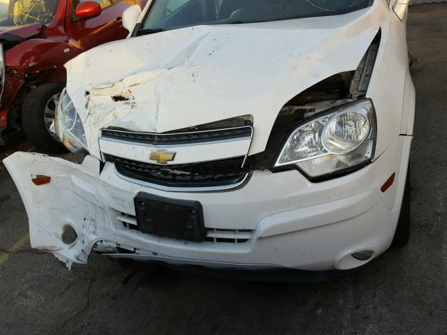 3GNAL4EK9DS567245 - 2013 CHEVROLET CAPTIVA LT WHITE photo 7