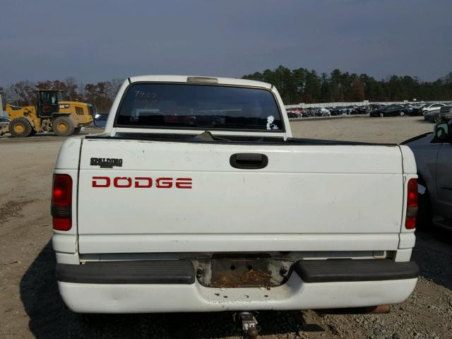 3B7HC13YXTG137402 - 1996 DODGE RAM 1500 WHITE photo 9