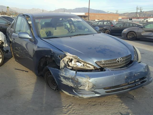 4T1BE32K13U652337 - 2003 TOYOTA CAMRY LE BLUE photo 1