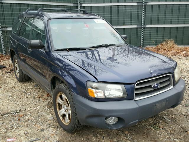 JF1SG63665H711725 - 2005 SUBARU FORESTER 2 BLUE photo 1