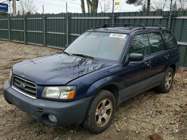 JF1SG63665H711725 - 2005 SUBARU FORESTER 2 BLUE photo 2