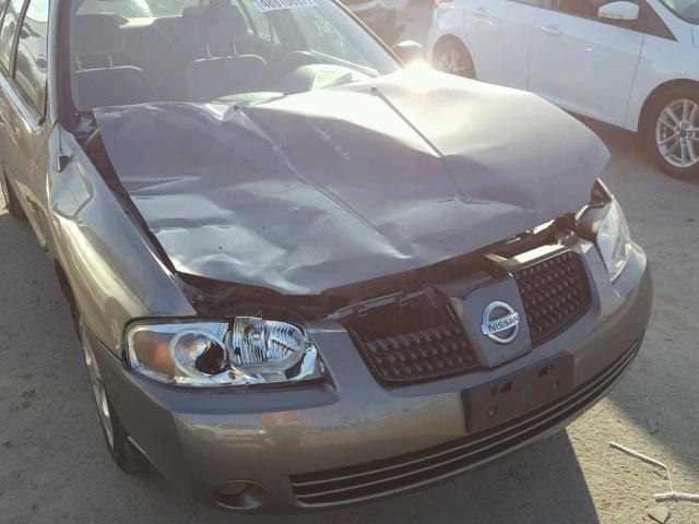 3N1CB51D96L552861 - 2006 NISSAN SENTRA 1.8 GRAY photo 9