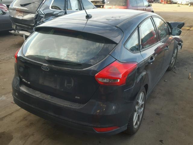 1FADP3K20FL226260 - 2015 FORD FOCUS SE BLACK photo 4